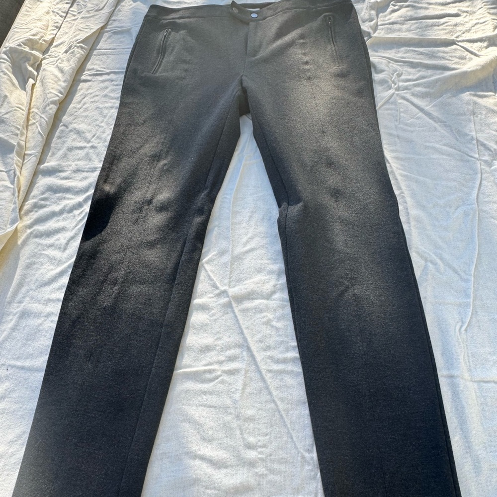 Gray Slim Fit Pants